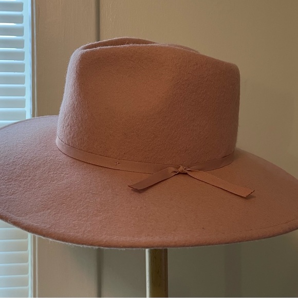 Brixton cowboy hat in pink felt - Picture 4 of 7